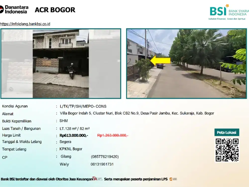 Rumah Strategis di Pusat Kota Bogor dengan Harga Terjangkau