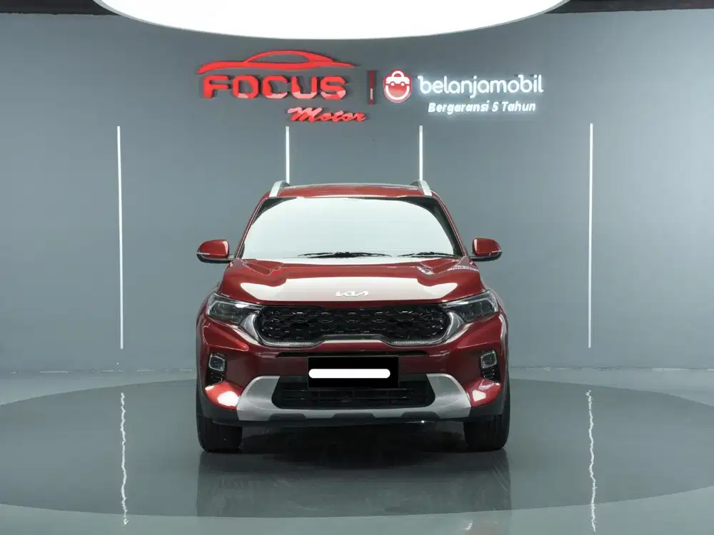 Km 34rb kia sonet premiere 2022 merah sunroof pajak panjang