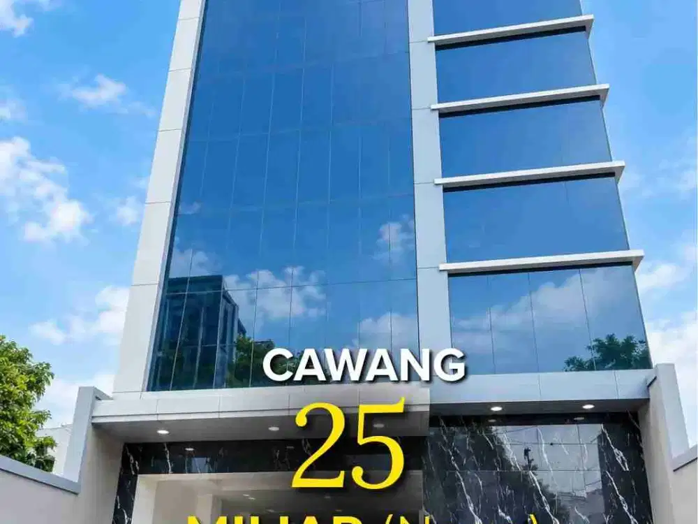 Gedung Baru 4,5 Lantai dengan Lift dan Toilet di setiap lantai Di Jl Dewi Sartika Cawang Jakarta Timur