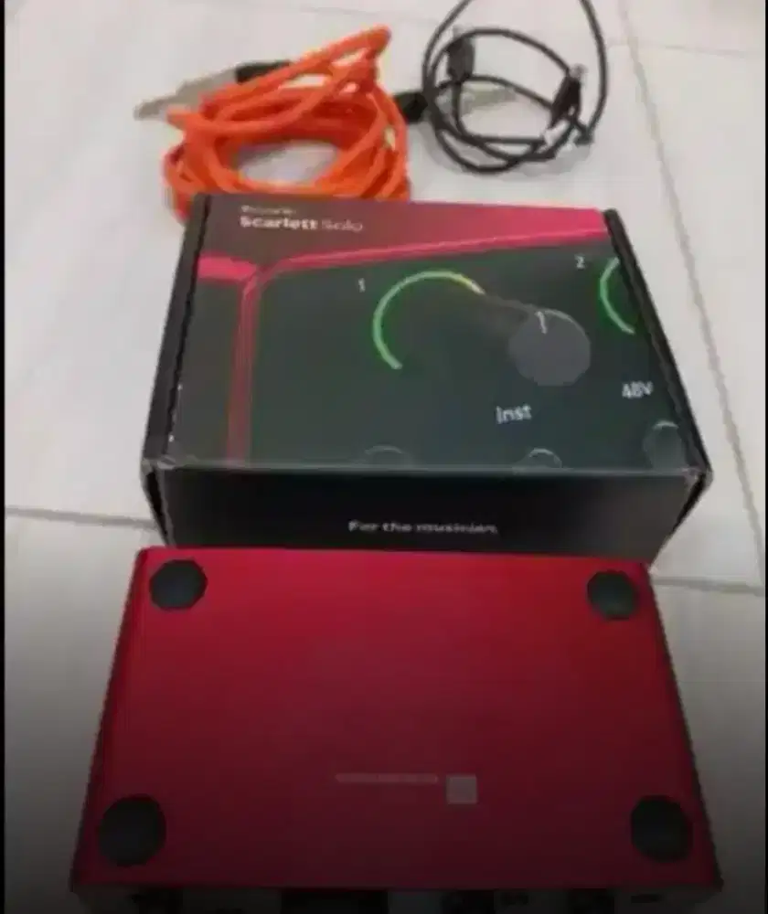 JUAL BARU SOUND CARD FOCUSRITE SOLO GEN 4 NEW GRESS BRU 2 BULAN NEW RD