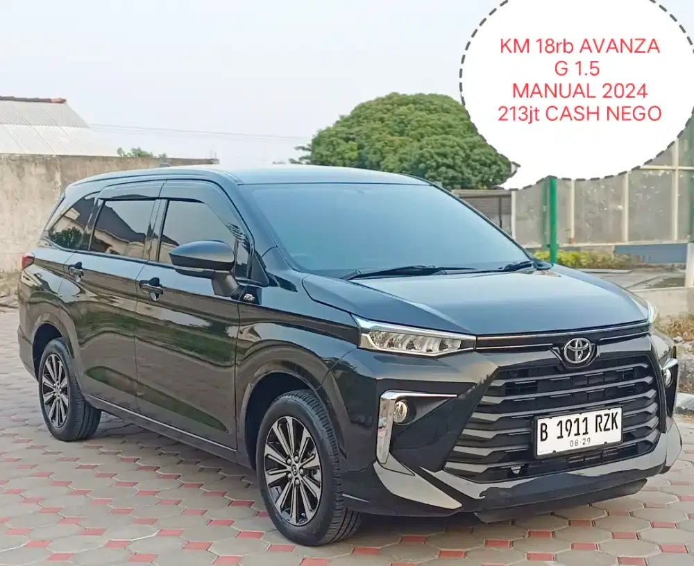 KM 18rb AVANZA G 1.5 MANUAL 2024 PAJAK BARU