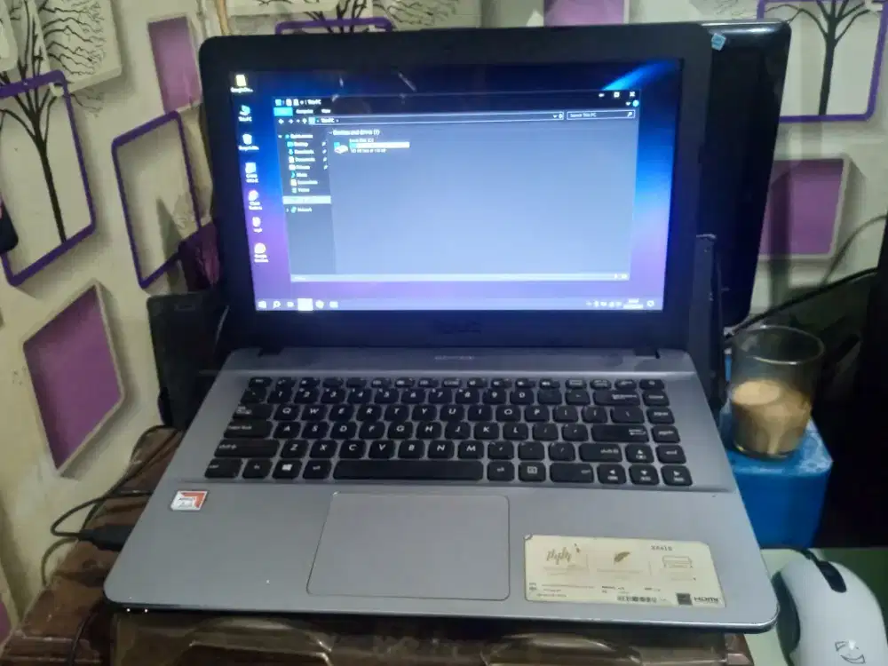 Laptop Asus X441B Amd A4 RAM 20GB SSD ADATA 120GB