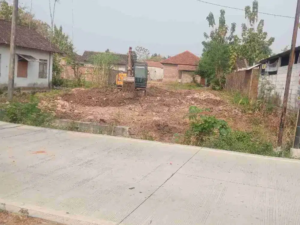 tanah murah wonokerso pinggir jl DPU sragen