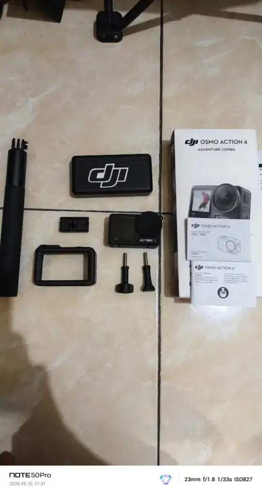 Dijual santai DJI OA4 Adventure combo + Bracket camera motowolf