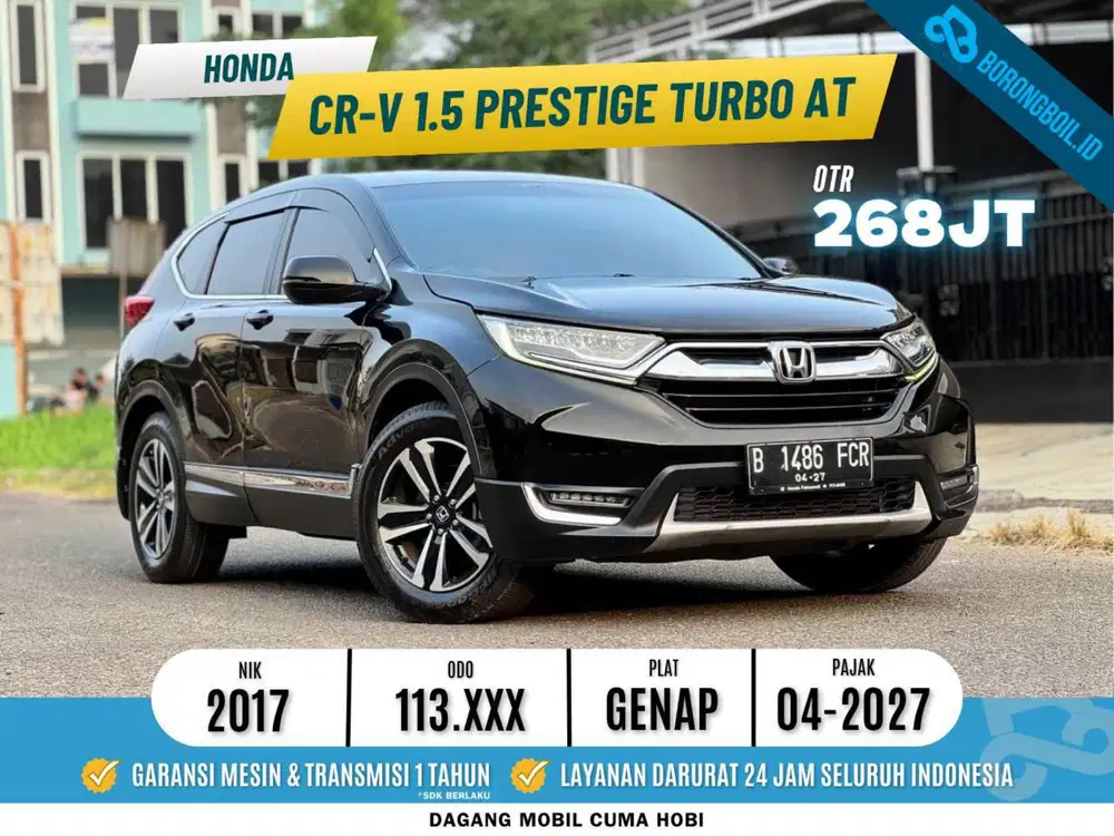 Crv prestige turbo 1.5 At 2017 Hitam