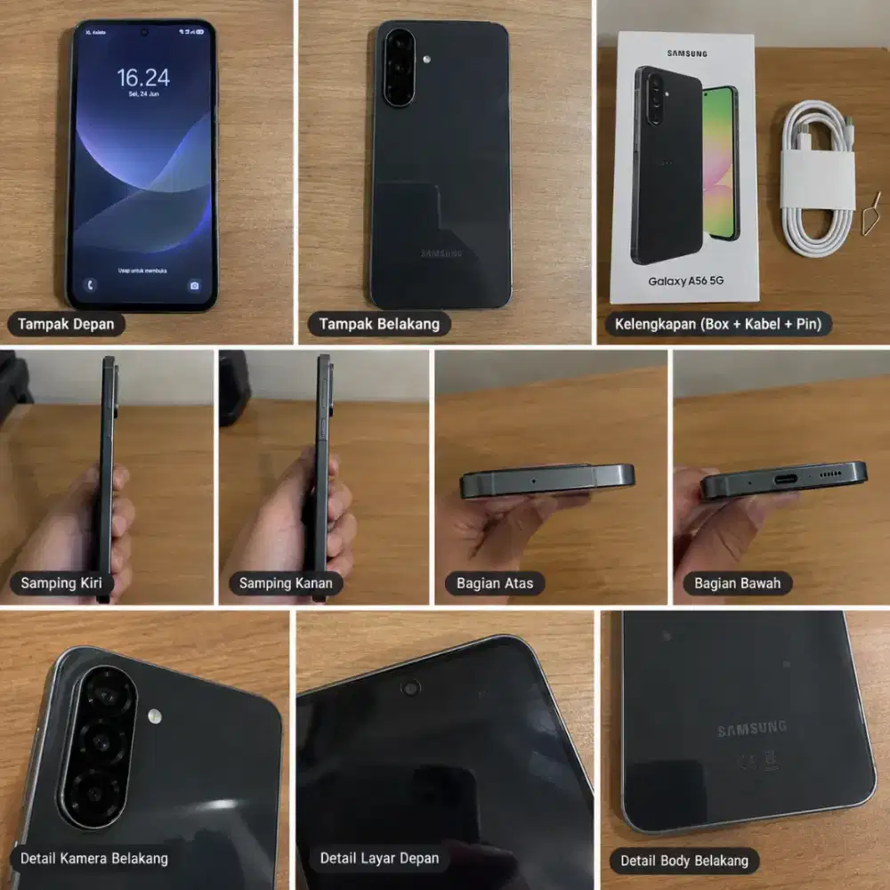 Samsung Galaxy A56 5G 12/256GB – Mulus, Fullset, Siap Pakai