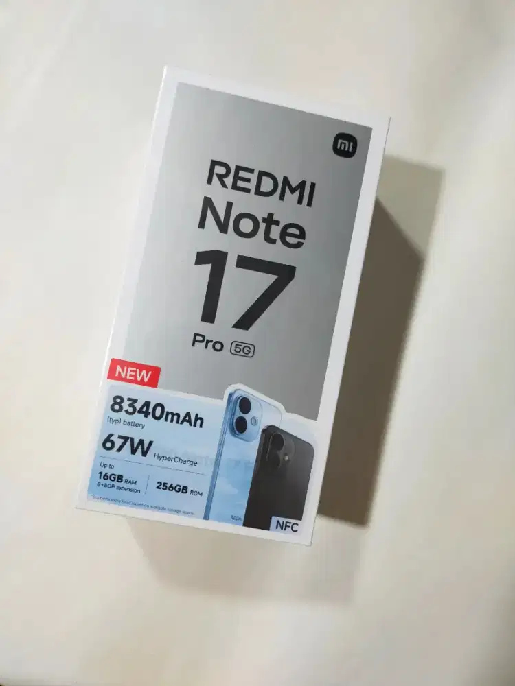 Xiaomi Redmi Note 17 Pro 5G BNIB Resmi