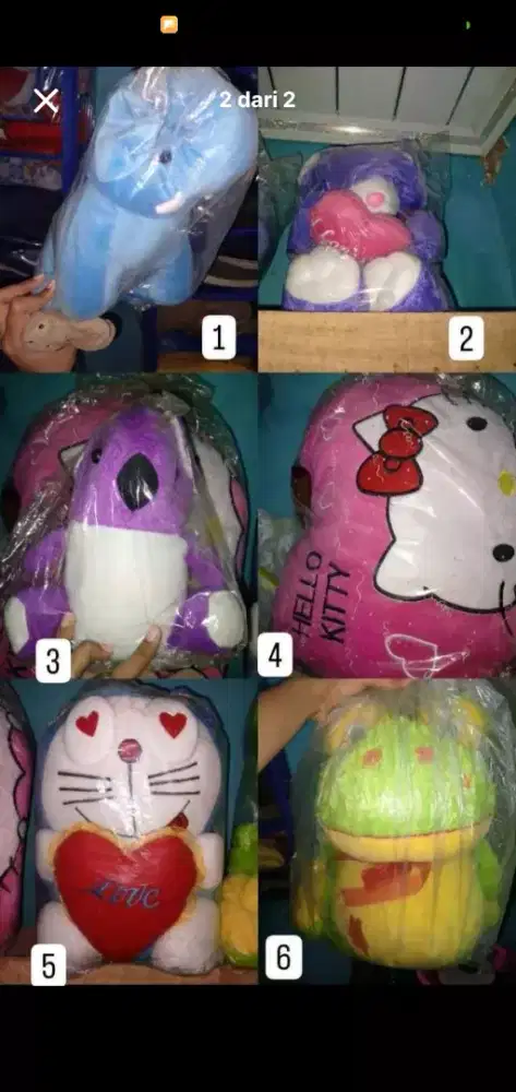 Boneka anak bermacam2