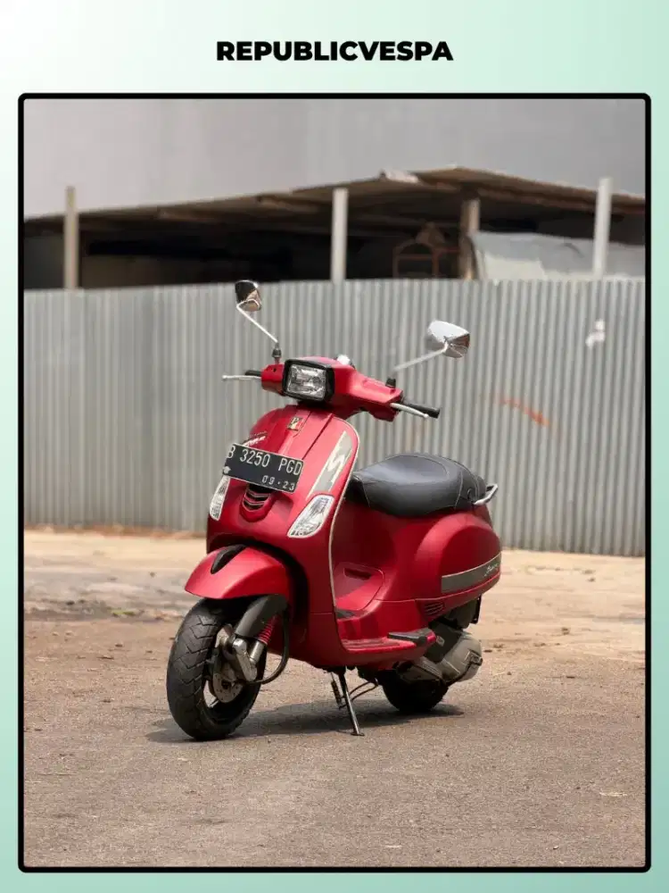 TERMURAH VESPA S IGET TH 2018 WARNA MERAH DOFF