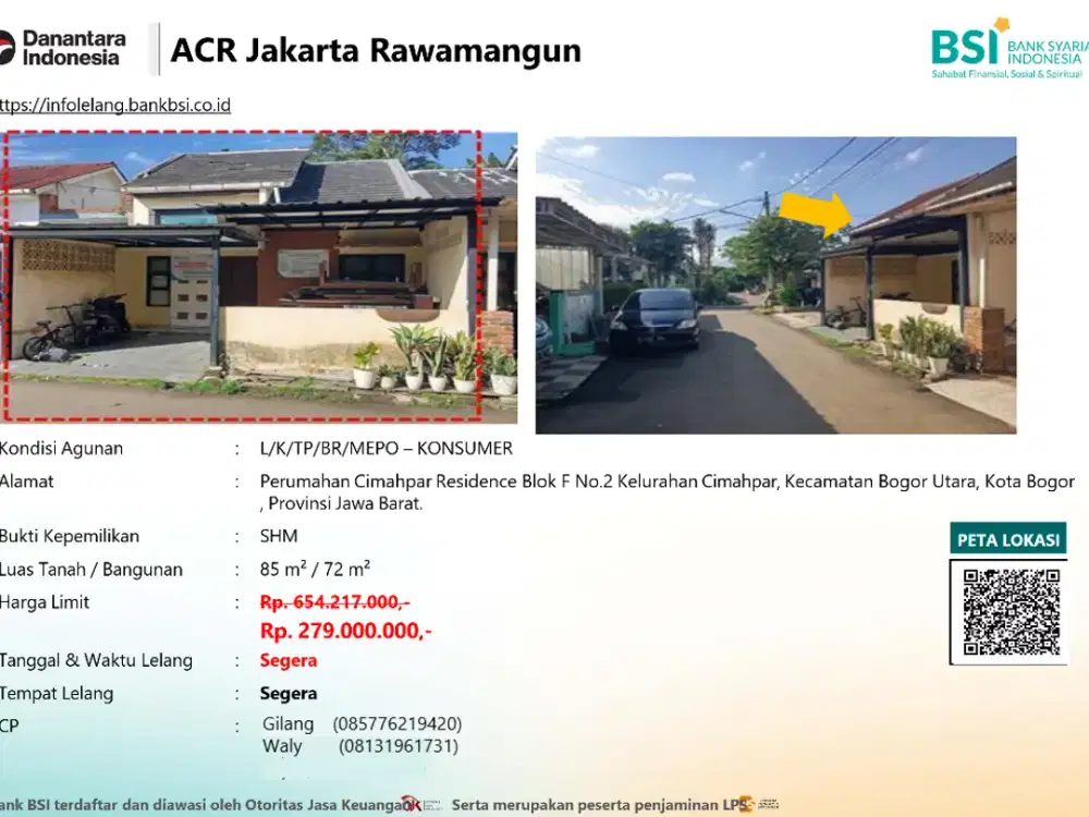 Rumah Murah Strategis dekat berbagai akses di pusat kota bogor