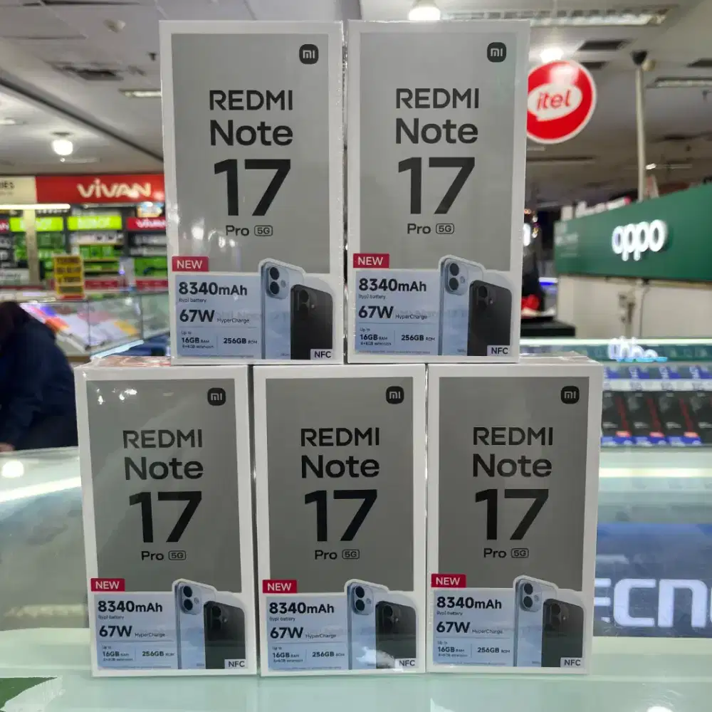 Xiaomi Redmi Note 17 Pro ram 8gb+8gb/256gb baru garansi resmi