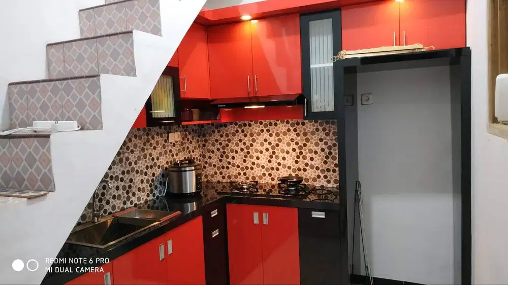 Rumah di kontrakan beserta perabot