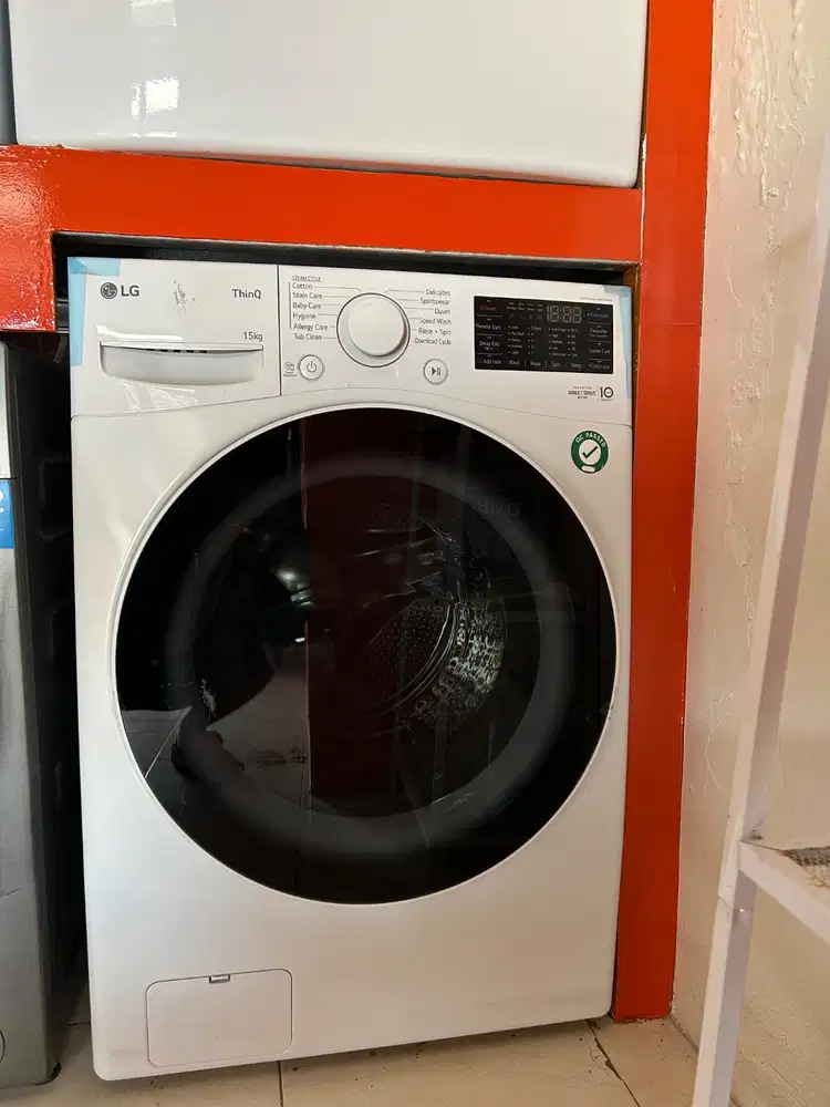 mesin cuci lg front loading kapasitas 15 kg