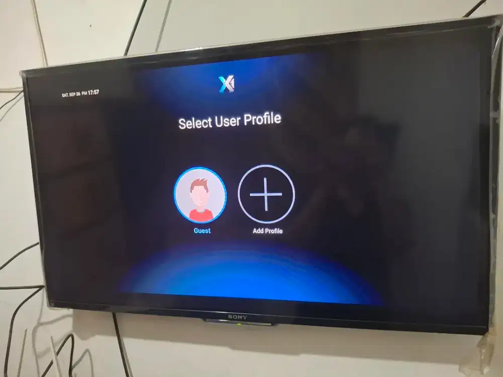 TV SONY MURAH 43 INCH MULUS MINUS GARIS PUTIH TENGAH