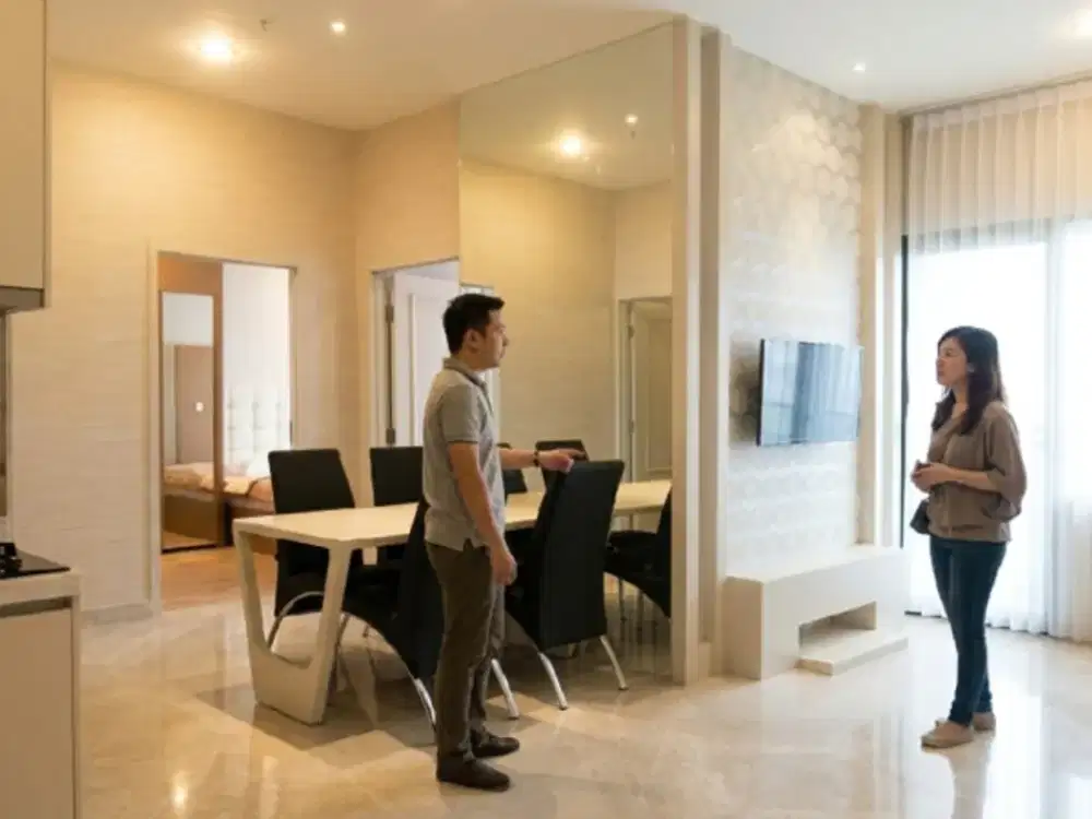 APARTEMEN THE PEAK RESIDENCE 2 BEDROOM FULL FURNISHED MURAH