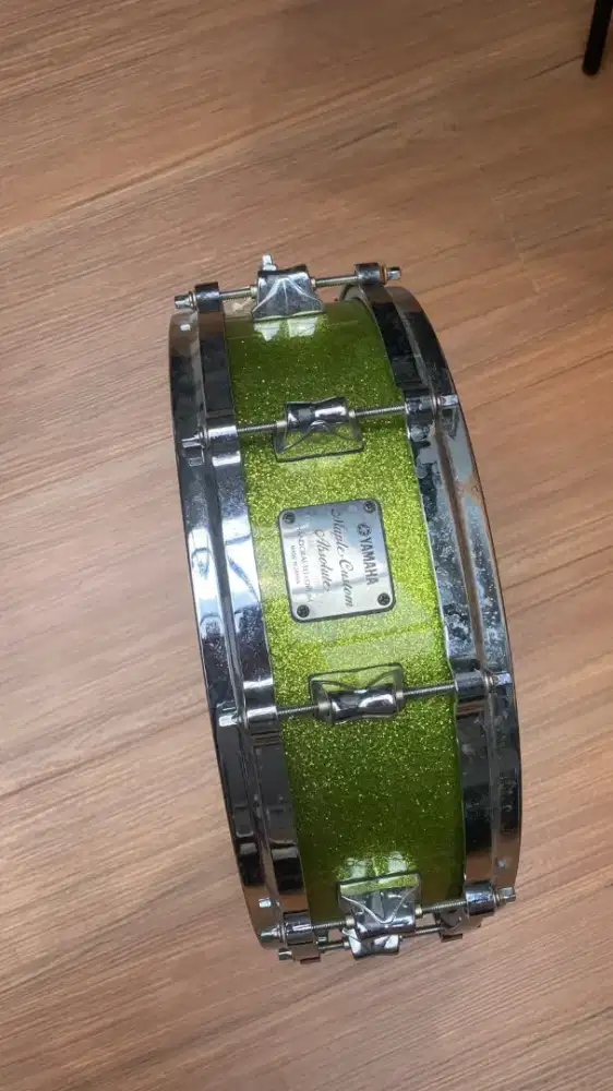 Yamaha Maple Custom Absolute Snare MAS1460H Green Sparkle