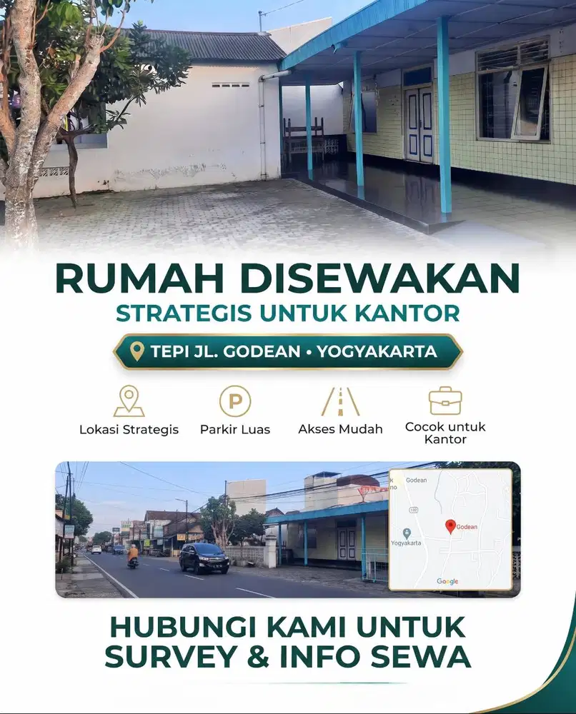 DISEWAKAN RUMAH — Lokasi Strategis, Nyaman & Asri
