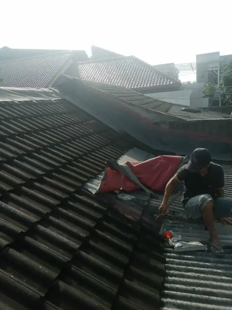 Tukang atap bocor ganti atap renopasi bangunan