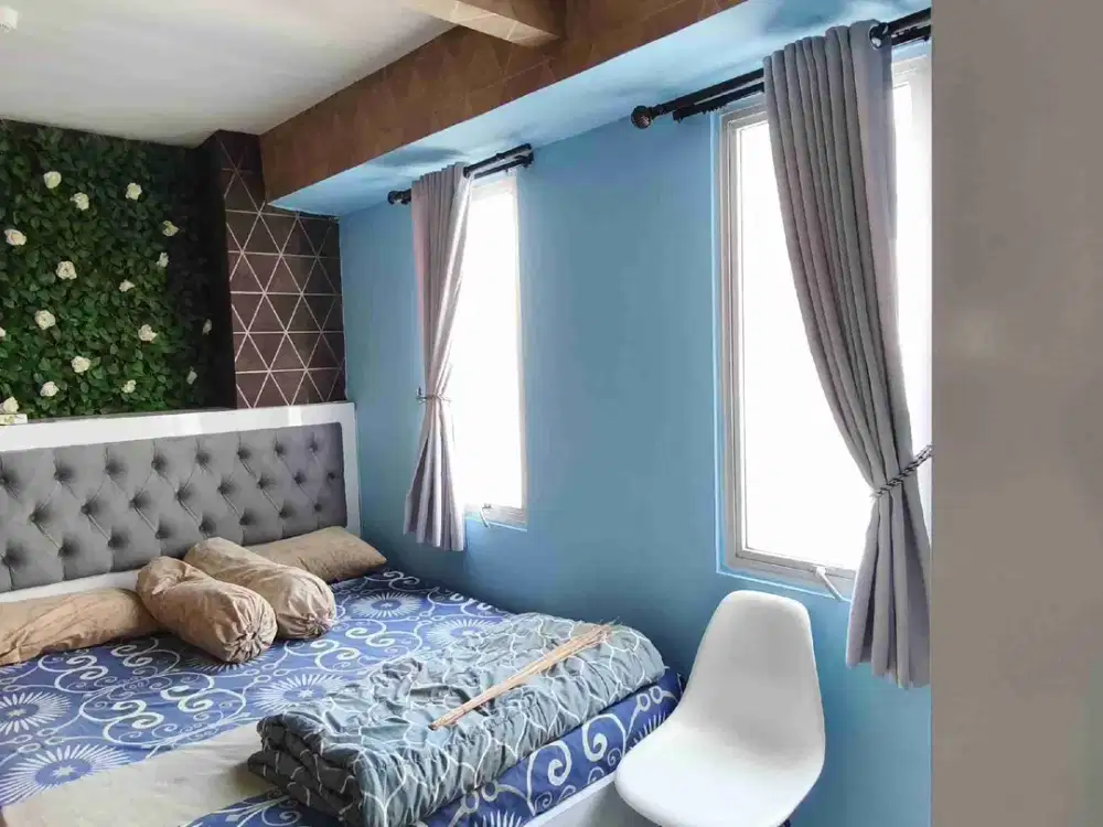 Disewa Unit 3 BR modive jadi 2 BR Furnished Luxury Design di Tower A Apartemen Bassura