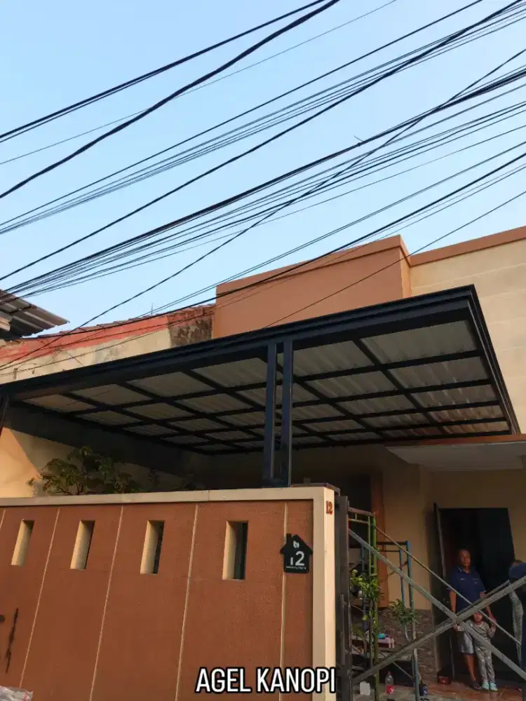 kanopi atap alderon double