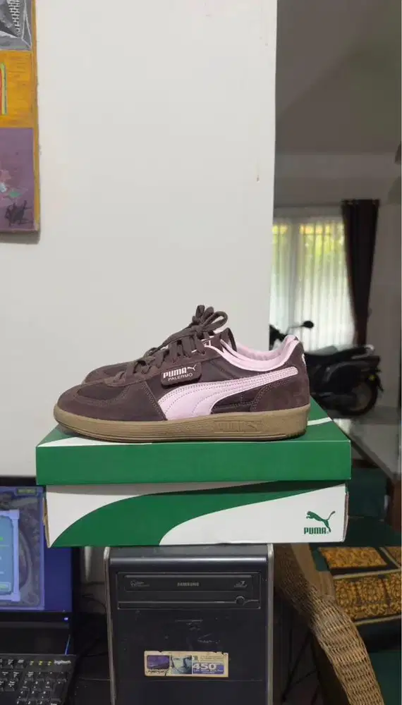 Puma Palermo Size 42 (27cm) Chocolate Brown-Gum Baru, ORI