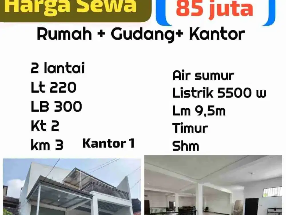 Sewa Rumah Gudang Kopo Permai