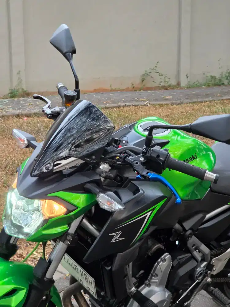Moge Kawasaki Z650 th 2017 Km12rb Like New Siap Gas Turing Antik