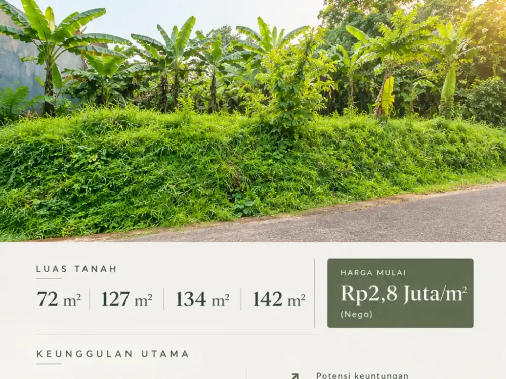 Dijual Tanah Strategis Padasuka Bandung