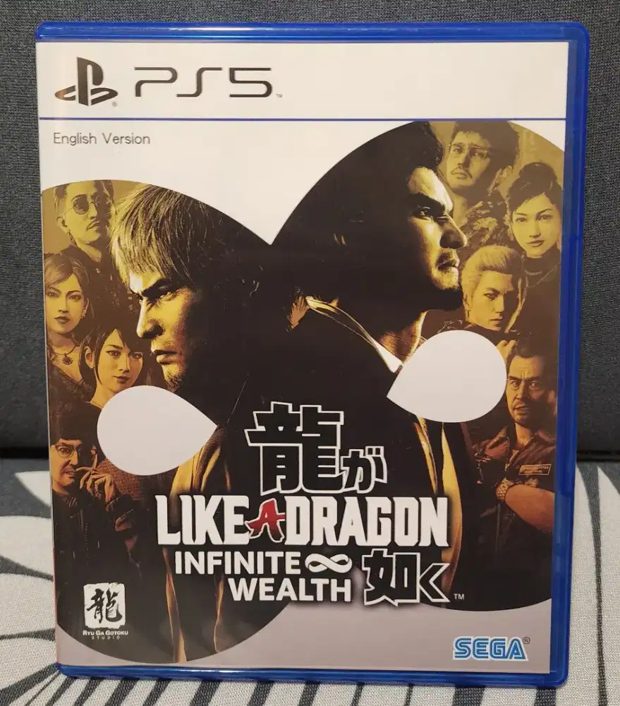 Kaset PS5 Like A Dragon Infinite Wealth