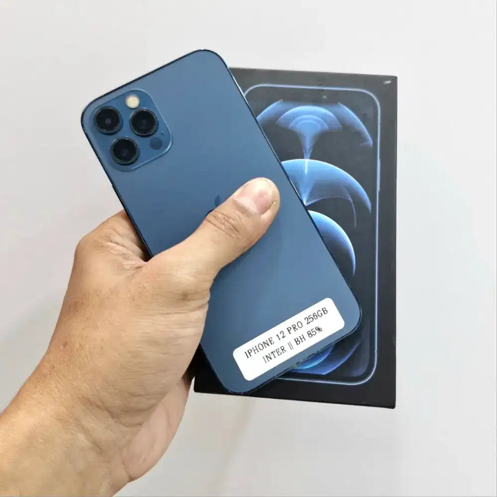 iPhone 12 Pro 256gb, ex inter signal on Fullset free adapter