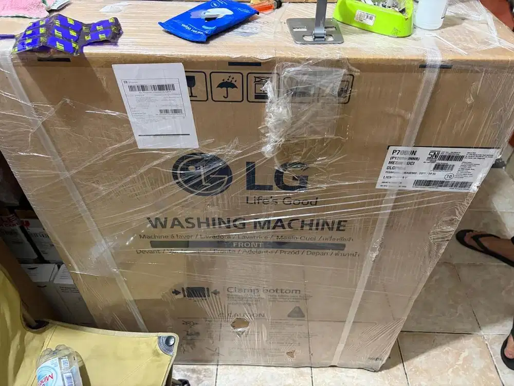LG Mesin cuci 2 tabung 7kg P7000N