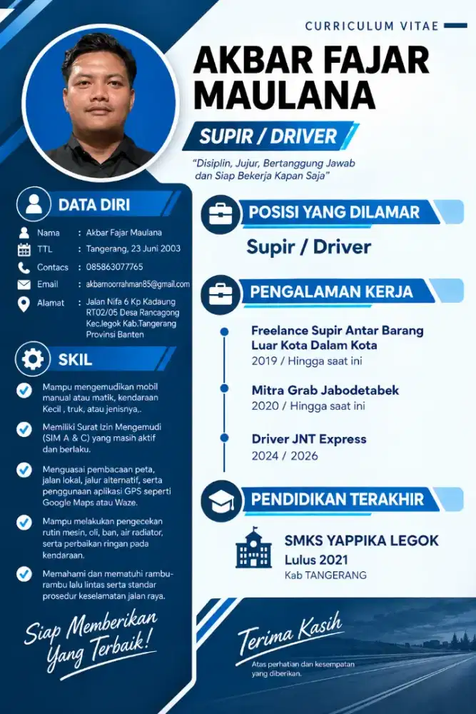 Info Loker Driver