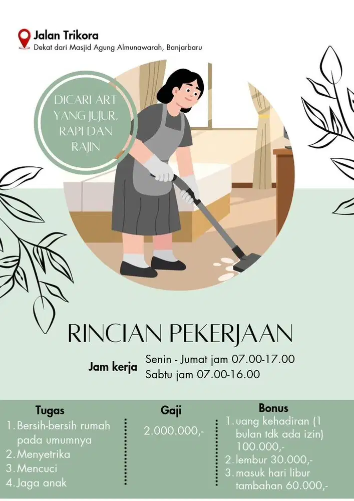 ART (Asisten Rumah Tangga)