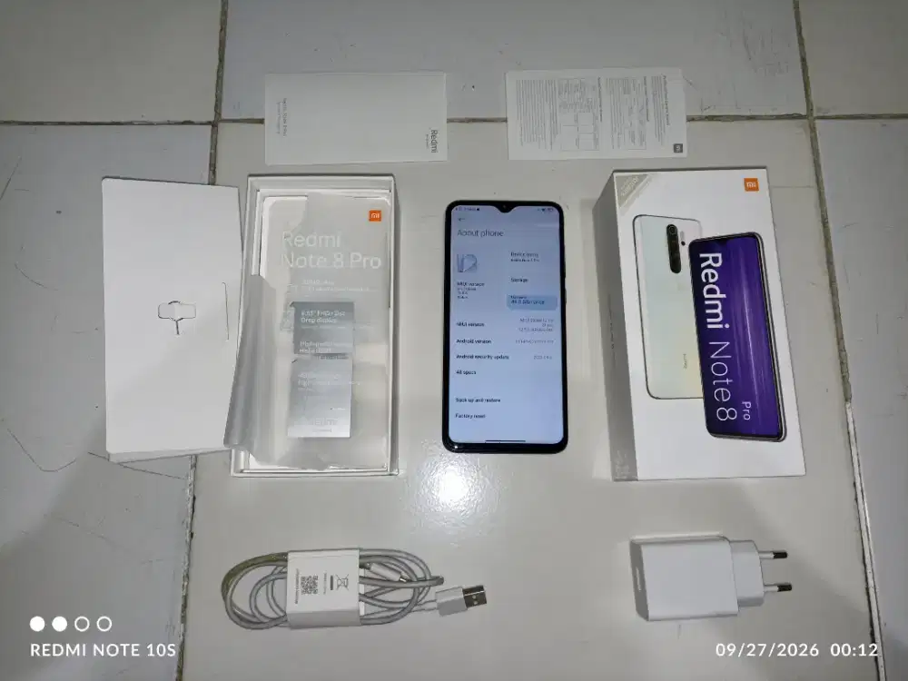 Redmi Note 8 Pro 6/128GB FULL SET (BACA DESKRIPSI SEBELUM BERTANYA!!)