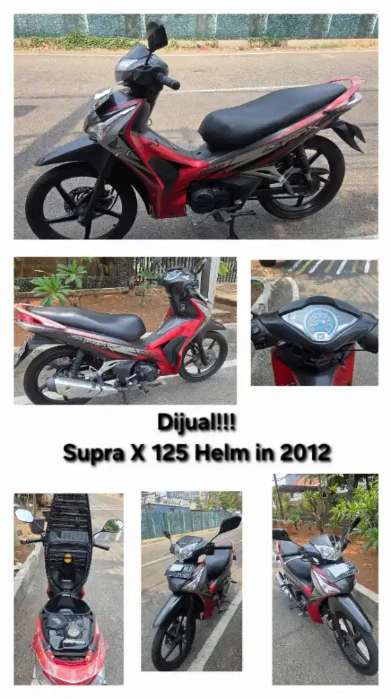 Honda Supra X 125 Helm In Tahun 2012 – Siap Pakai