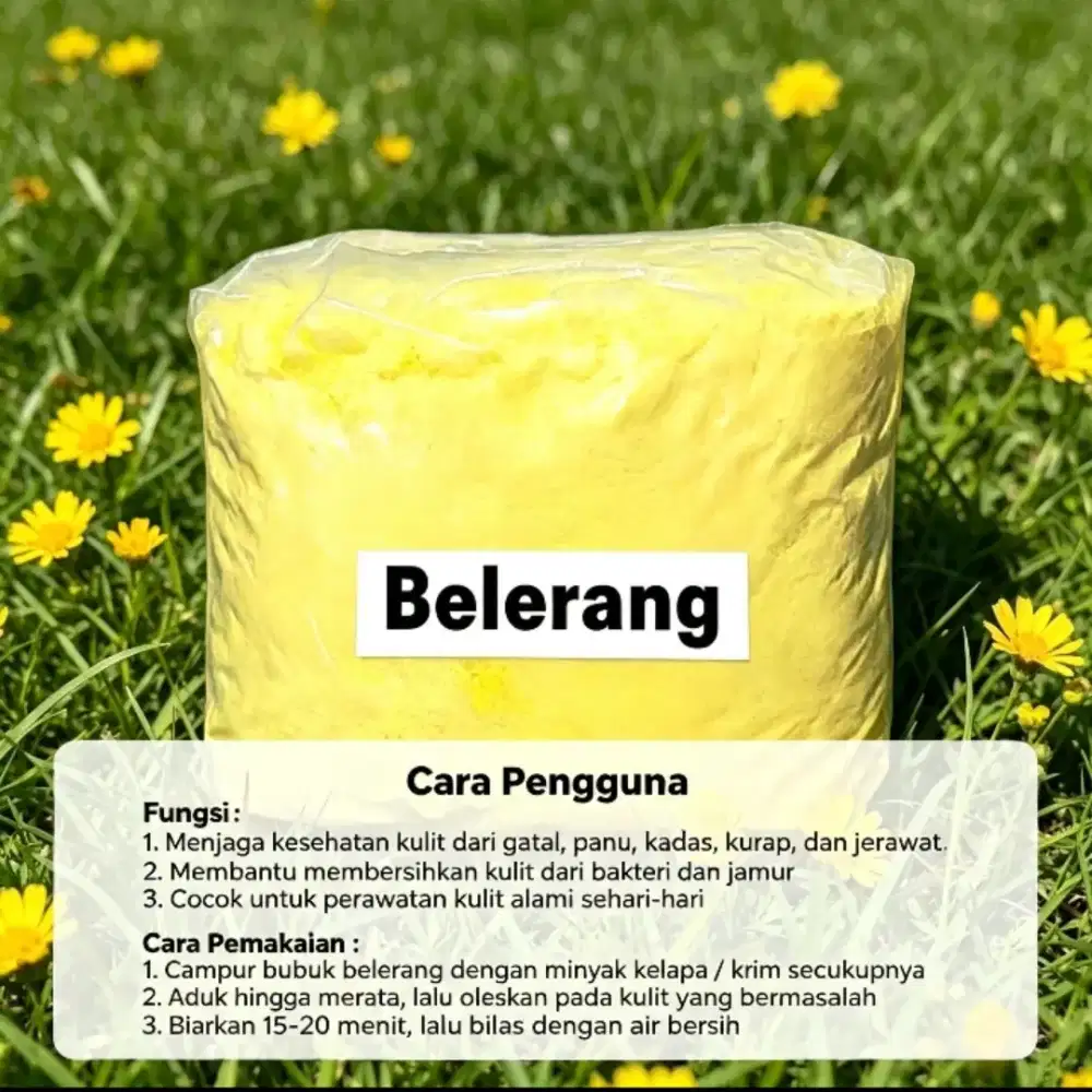 BELERANG 1KG KUALITAS IMPORT - UNTUK GATAL, PANU, KADAS, KURAP