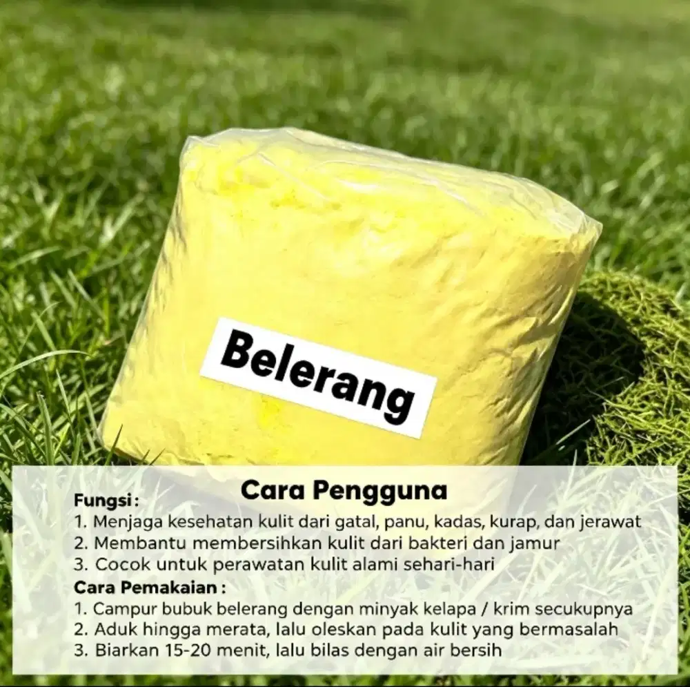 BELERANG 1KG KUALITAS IMPORT - UNTUK GATAL, PANU, KADAS, KURAP