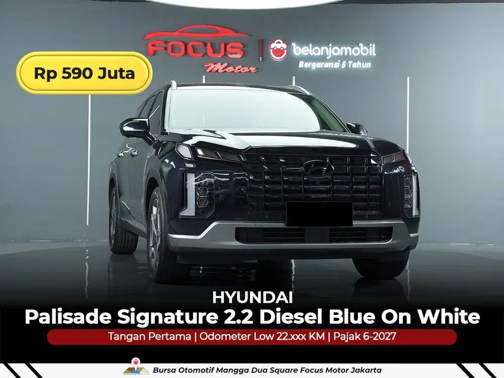 [GARANSI 5THN LOW KM] Hyundai Palisade Signature Diesel 2022/2023/2024