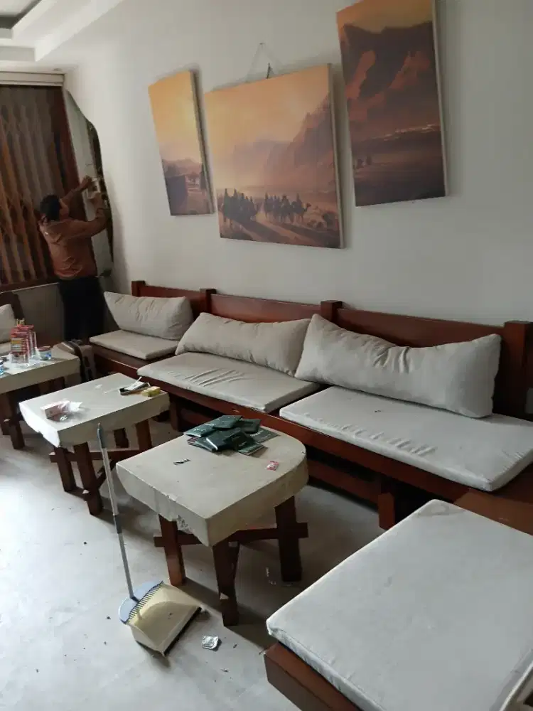 DIJUAL CEPAT KURSI KAYU JATI