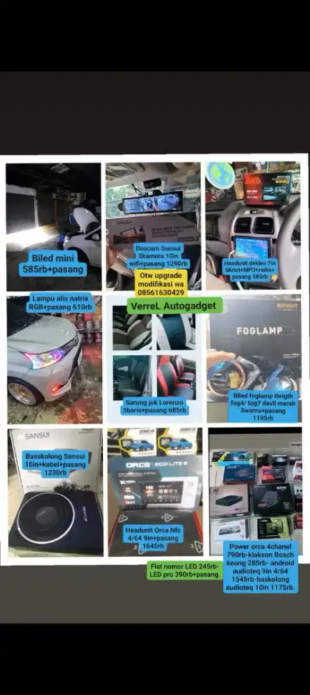 Promo tablet dekles 7in Dhd+ aksesoris + pasang ditoko