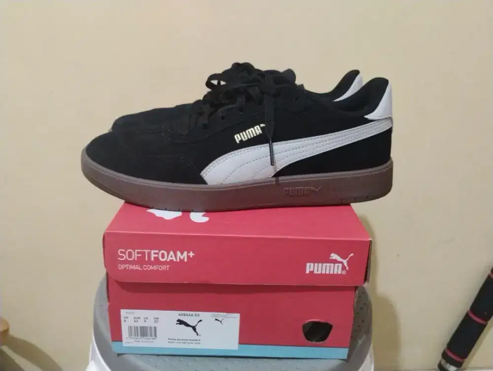 Sepatu sneaker Puma ascenco suede ll