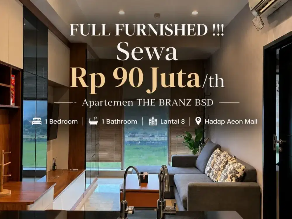 Sewa atau beli Apartemen Mewah di The Branz BSD