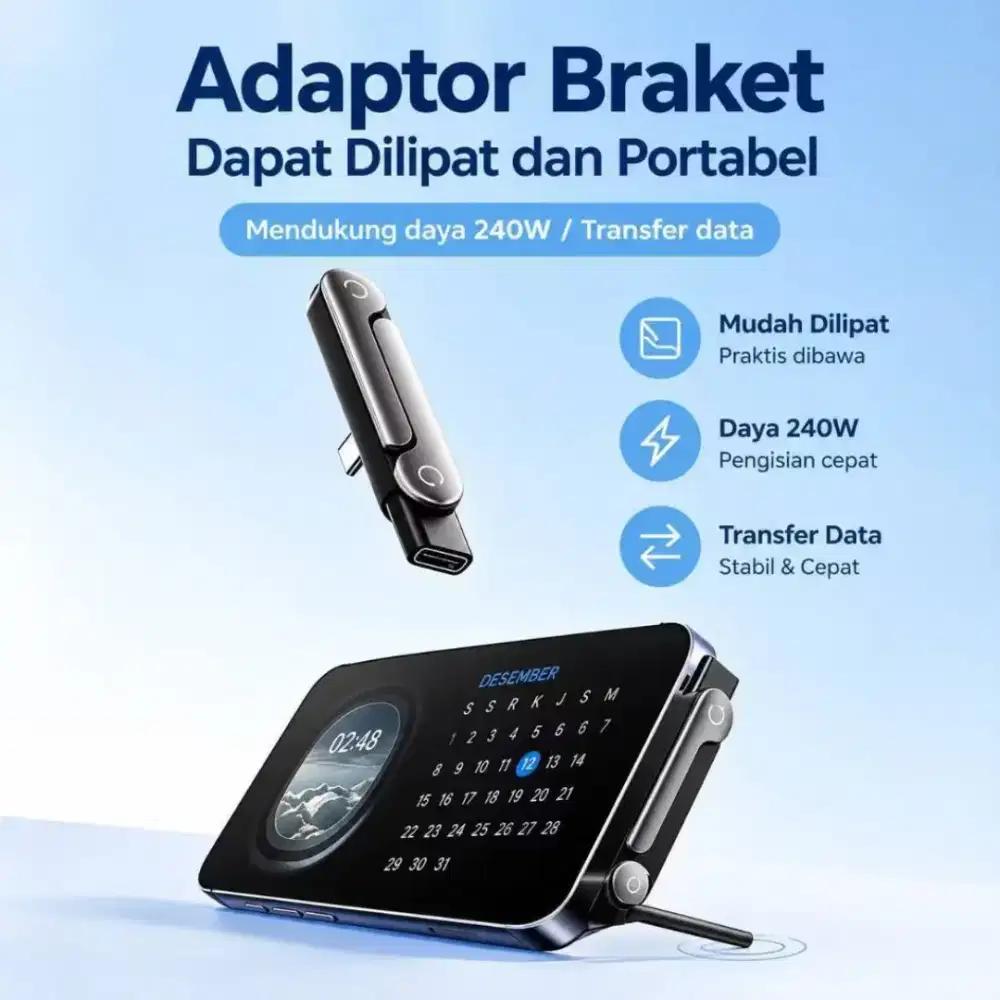 Adapter Type C to C Fast Charging 240W Adapter Phone Holder Holder
