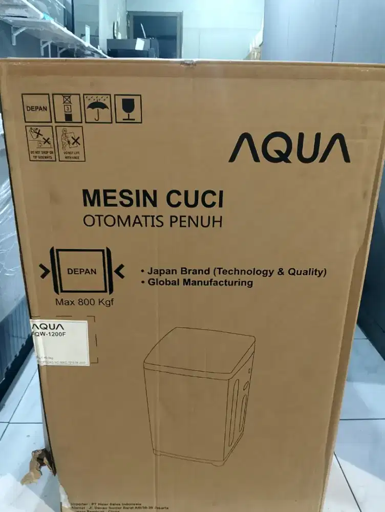 Mesin cuci 1 tabung bukaan atas(Top loading) kapasitas 12 kg