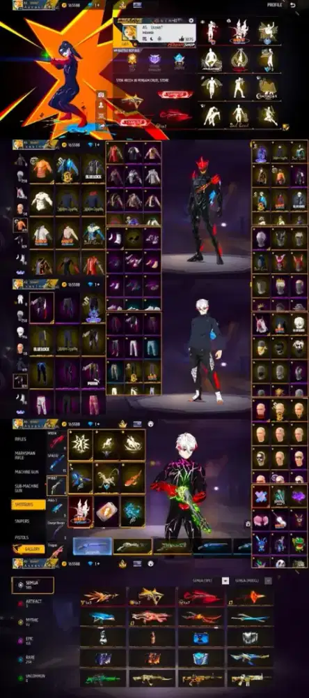 JUAL AKUN FF ASLI 100% AMAN DAN TERPERCAYA