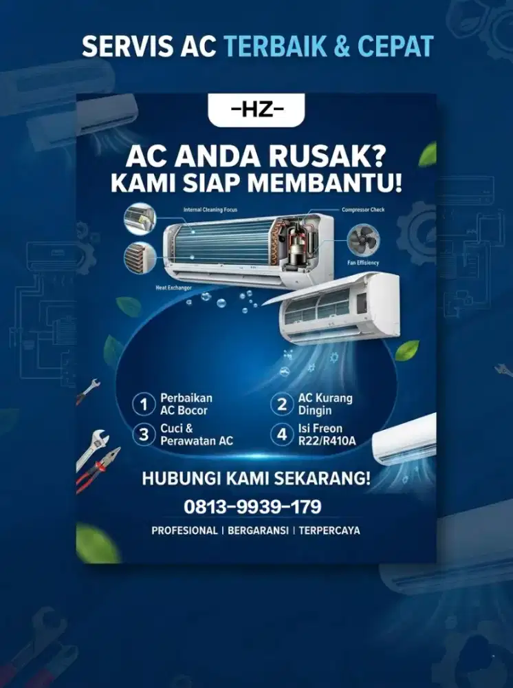 Jasa servis ac,,cuci,perawatan ac,dll