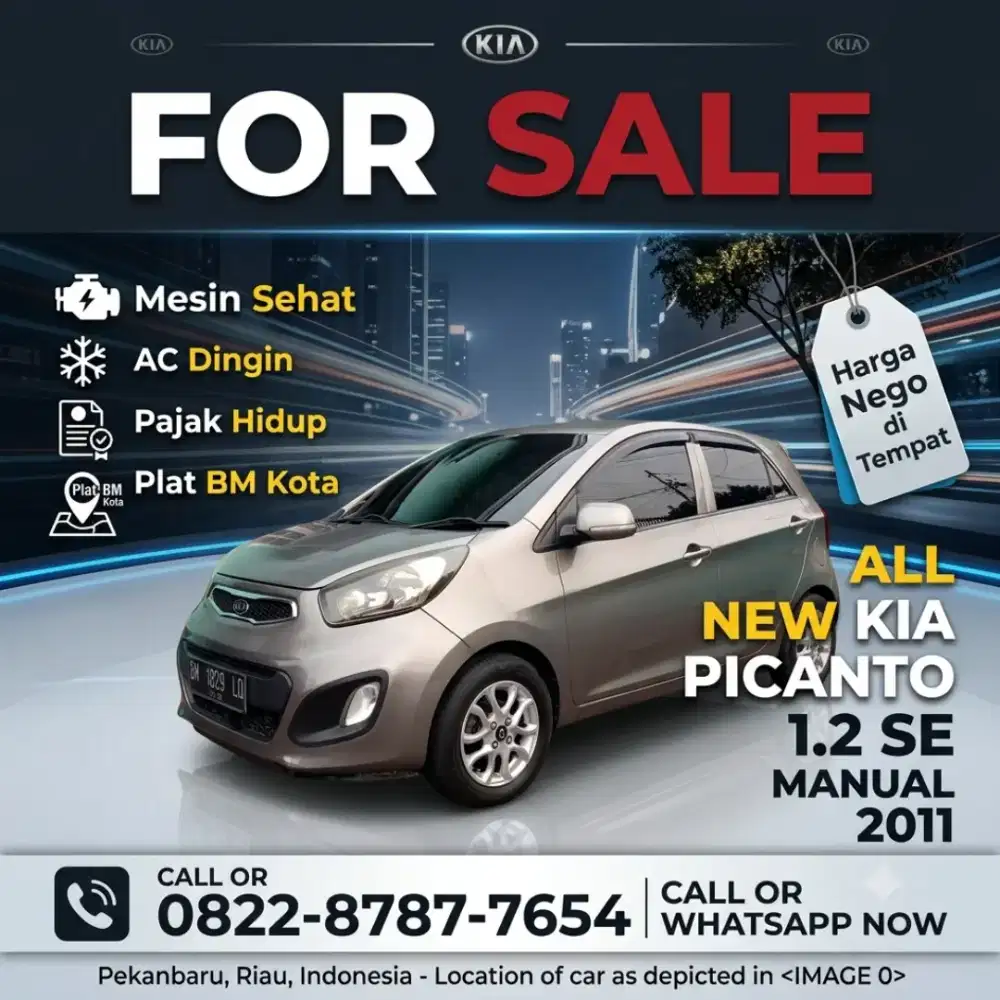 All-new kia picanto 1.2se manual 2011 akhir