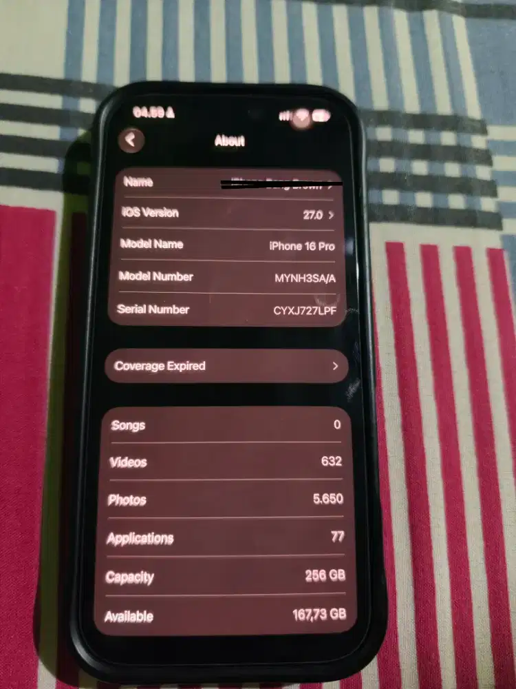 iPhone 16 Pro 256GB ex blibli