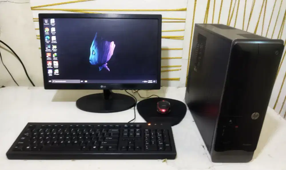PC Komputer Fullset Core i3 Gen 6/ VGA 1Gb/ Ram 4Gb/ Monitor LG