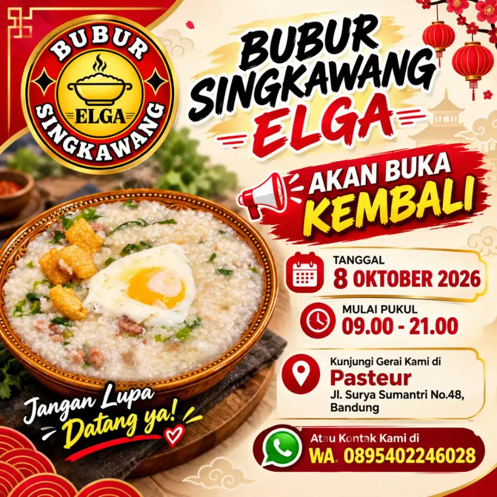 Akan Dibuka Bubur Khas Singkawang